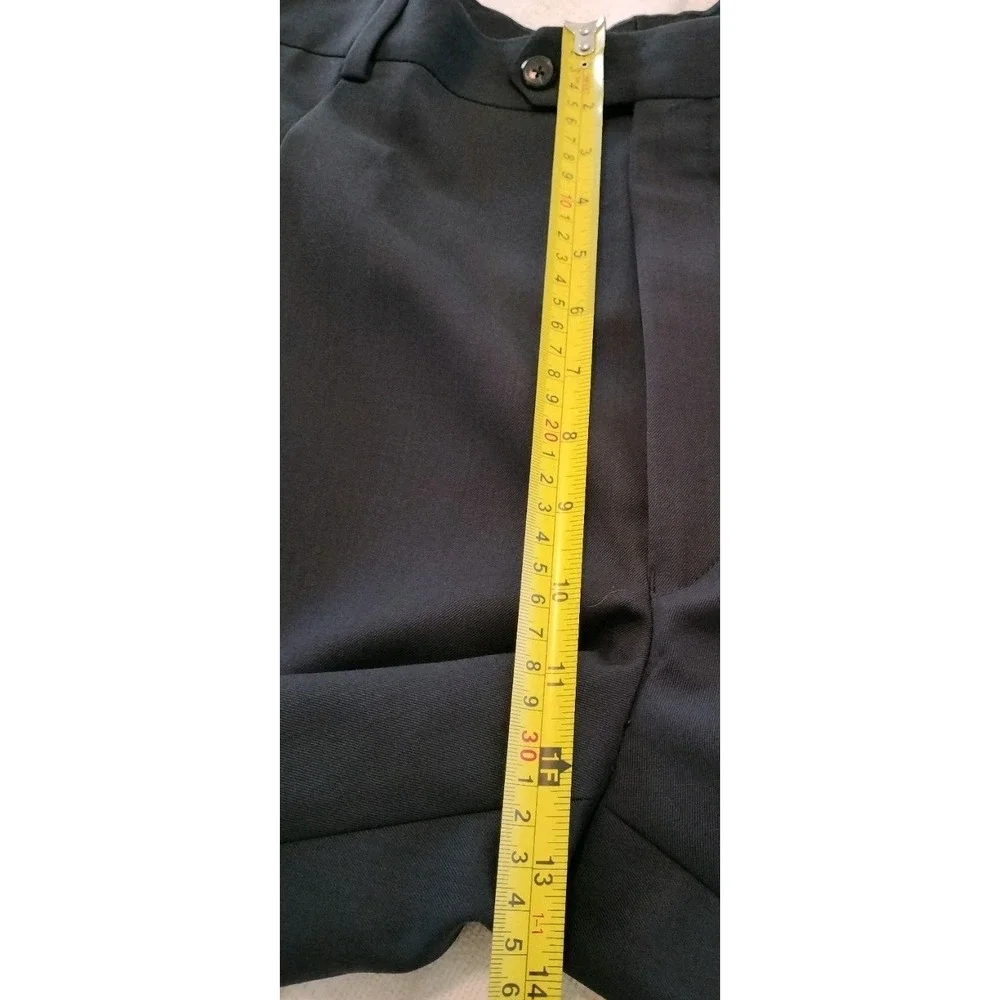 NWT Jos A Bank Executive Collection Mens Pants 40R Navy Blue 100% Wool Pleated